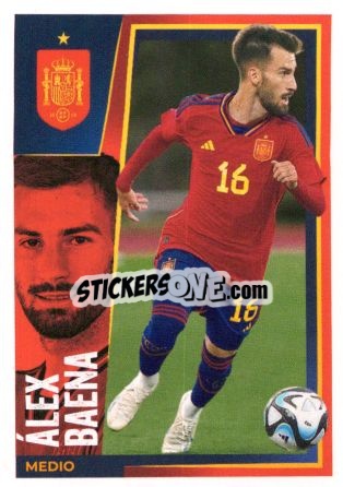 Sticker Alex Baena - Carrefour ¡Vamos Selección!
 n. 21 - Panini