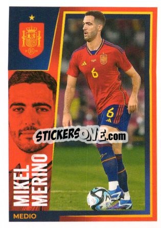 Sticker Mikel Merino - Carrefour ¡Vamos Selección!
 n. 22 - Panini
