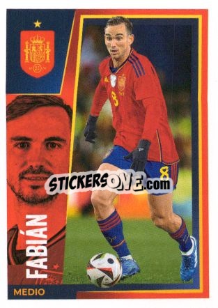 Sticker Fabian Ruiz - Carrefour ¡Vamos Selección!
 n. 24 - Panini