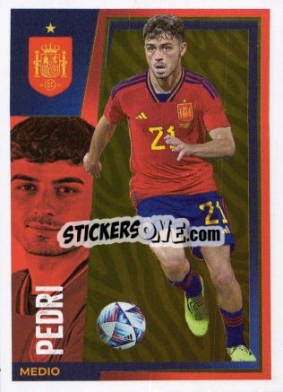 Sticker Pedri - Carrefour ¡Vamos Selección!
 n. 25 - Panini