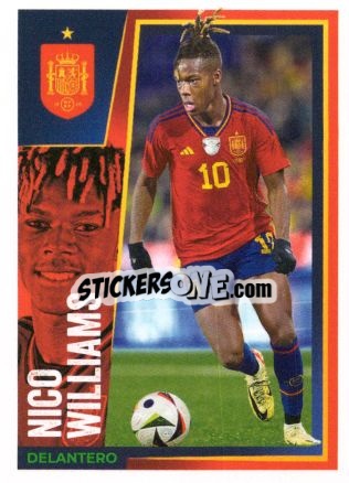 Sticker Nico Williams - Carrefour ¡Vamos Selección!
 n. 29 - Panini