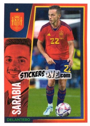 Sticker Pablo Sarabia - Carrefour ¡Vamos Selección!
 n. 33 - Panini