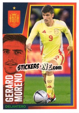 Sticker Gerard Moreno - Carrefour ¡Vamos Selección!
 n. 34 - Panini