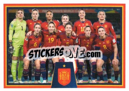 Figurina Team W - Carrefour ¡Vamos Selección!
 n. 38 - Panini