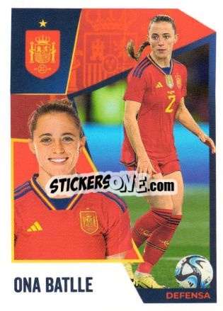 Cromo Ona Batlle - Carrefour ¡Vamos Selección!
 n. 42 - Panini