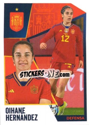 Cromo Oihane Hernandez - Carrefour ¡Vamos Selección!
 n. 43 - Panini