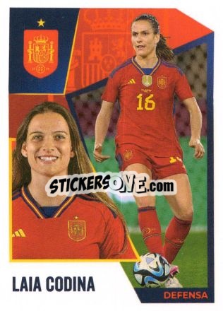 Sticker Laia Codina - Carrefour ¡Vamos Selección!
 n. 44 - Panini