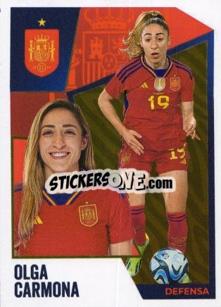 Sticker Olga Carmona - Carrefour ¡Vamos Selección!
 n. 49 - Panini