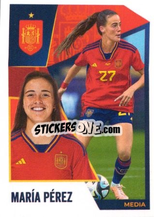 Sticker Maria Perez - Carrefour ¡Vamos Selección!
 n. 51 - Panini