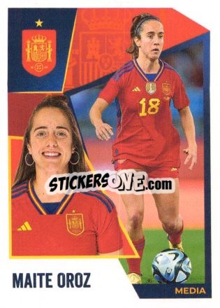 Sticker Maite Oroz - Carrefour ¡Vamos Selección!
 n. 52 - Panini
