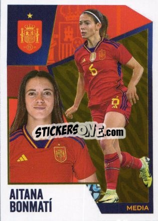 Cromo Aitana Bonmatì - Carrefour ¡Vamos Selección!
 n. 53 - Panini