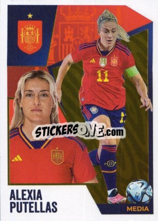 Sticker Alexia Putellas - Carrefour ¡Vamos Selección!
 n. 55 - Panini