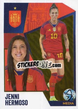 Sticker Jenni Hermoso - Carrefour ¡Vamos Selección!
 n. 56 - Panini