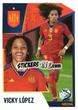 Sticker Vicky Lopez - Carrefour ¡Vamos Selección!
 n. 57 - Panini