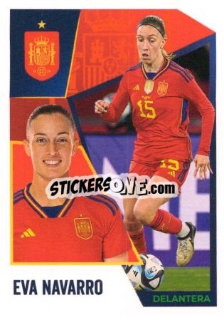 Sticker Eva Navarro - Carrefour ¡Vamos Selección!
 n. 58 - Panini