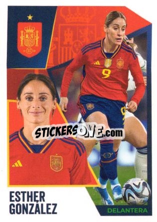 Sticker Esther Gonzalez - Carrefour ¡Vamos Selección!
 n. 61 - Panini