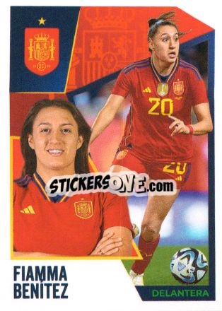 Sticker Fiamma Benitez - Carrefour ¡Vamos Selección!
 n. 62 - Panini