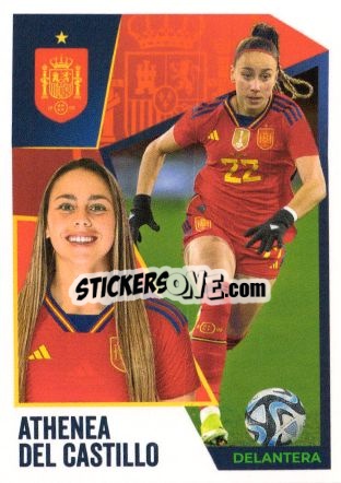 Sticker Athenea Del Castillo - Carrefour ¡Vamos Selección!
 n. 64 - Panini