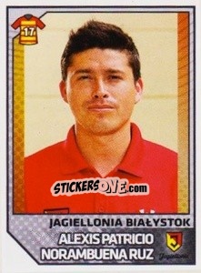 Sticker Norambuena Ruz - Ekstraklasa 2012-2013 n. 63 - Panini