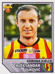 Sticker Vukovic - Ekstraklasa 2012-2013 - Panini