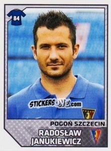 Sticker Janukiewicz - Ekstraklasa 2012-2013 - Panini