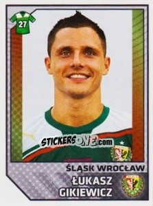 Sticker Gikiewicz - Ekstraklasa 2012-2013 - Panini