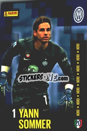 Sticker YANN SOMMER - I M 2STARS
 n. 8 - Panini