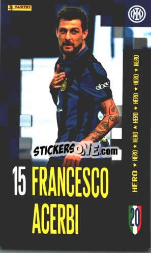 Sticker FRANCESCO ACERBI - I M 2STARS
 n. 12 - Panini