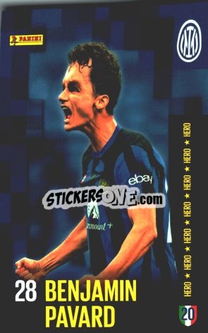Sticker BENAJMIN PAVARD - I M 2STARS
 n. 13 - Panini