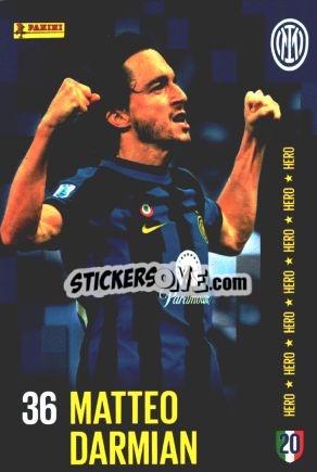 Sticker MATTEO DARMIAN - I M 2STARS
 n. 16 - Panini