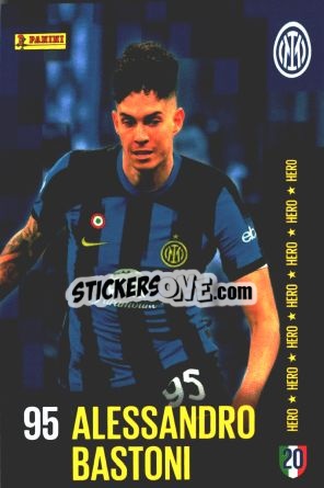 Sticker ALESSANDRO BASTONI - I M 2STARS
 n. 17 - Panini