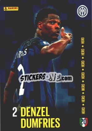 Sticker DENZEL DUMFRIES - I M 2STARS
 n. 18 - Panini