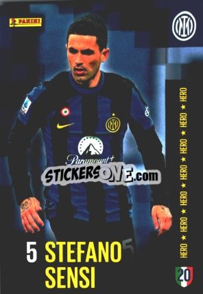 Sticker STEFANO SENSI - I M 2STARS
 n. 19 - Panini