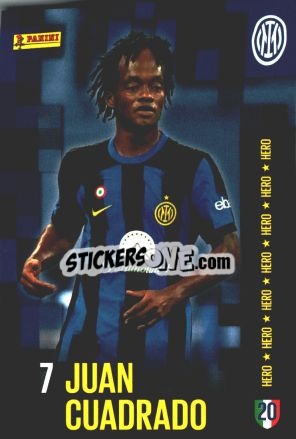 Sticker JUAN CUADRADO - I M 2STARS
 n. 20 - Panini