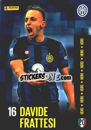 Sticker DAVIDE FRATTESI - I M 2STARS
 n. 22 - Panini
