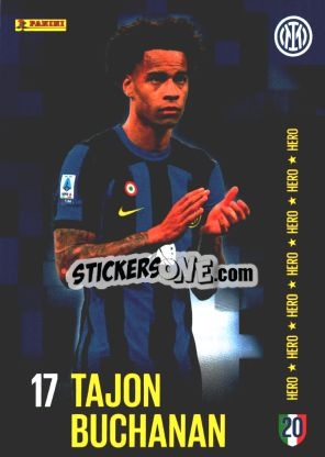 Sticker TAJON BUCHANAN - I M 2STARS
 n. 23 - Panini