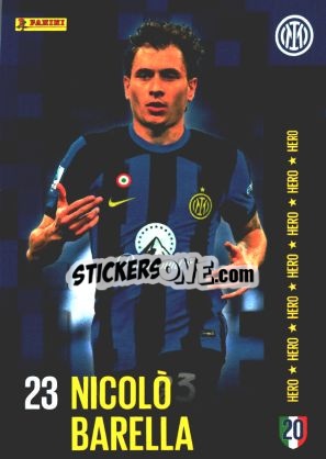 Sticker NICOLO' BARELLA - I M 2STARS
 n. 27 - Panini
