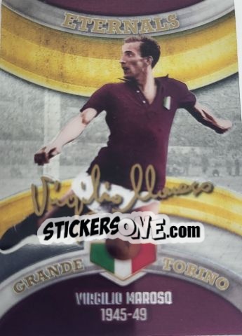 Sticker VIRGILIO MAROSO - GRANDE TORINO & GRANATA HEROES
 n. 3 - Mundicromo