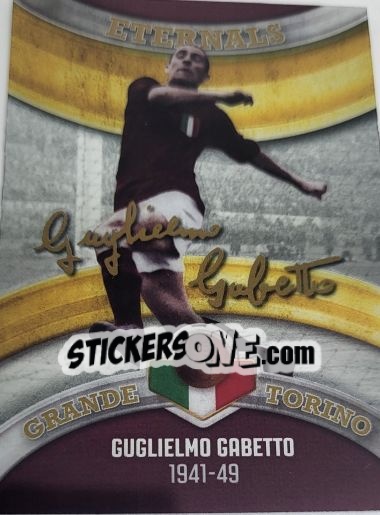 Cromo GUGLIELMO GABETTO - GRANDE TORINO & GRANATA HEROES
 n. 9 - Mundicromo
