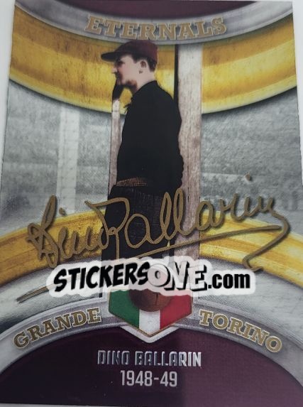 Sticker DINO BALLARIN - GRANDE TORINO & GRANATA HEROES
 n. 12 - Mundicromo