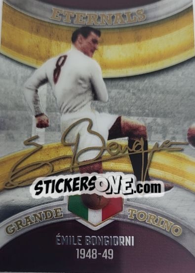 Sticker EMILE BONGIORNI - GRANDE TORINO & GRANATA HEROES
 n. 13 - Mundicromo