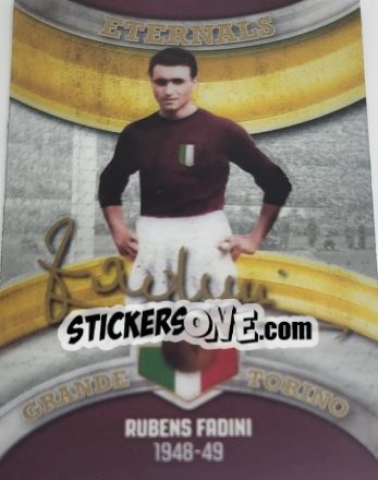 Sticker RUBENS FADINI - GRANDE TORINO & GRANATA HEROES
 n. 14 - Mundicromo