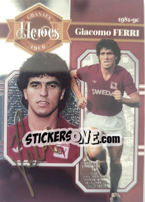 Sticker ANGELO CERESER - GRANDE TORINO & GRANATA HEROES
 n. 24 - Mundicromo