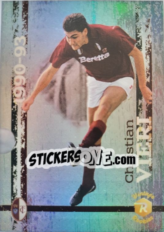 Sticker CHRISTIAN VIERI - GRANDE TORINO & GRANATA HEROES
 n. 30 - Mundicromo