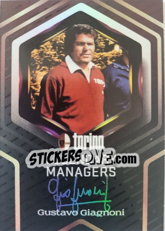Sticker GUSTAVO GIAGNONI - GRANDE TORINO & GRANATA HEROES
 n. 35 - Mundicromo