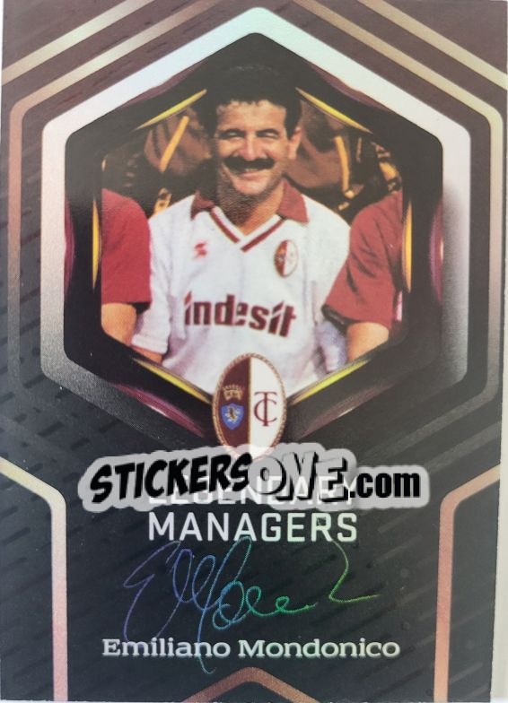 Figurina EMILIANO MONDONICO - GRANDE TORINO & GRANATA HEROES
 n. 37 - Mundicromo