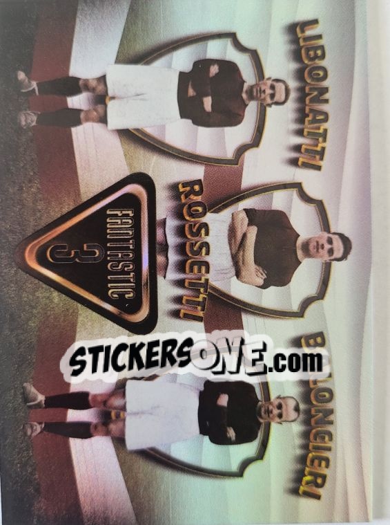 Sticker JULIO LIBONATTI / GINO ROSSETTI / ADOLFO BALONCIERI - GRANDE TORINO & GRANATA HEROES
 n. 45 - Mundicromo