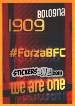 Sticker BOLOGNA 1909 - #FORZABFC - WE ARE ONE
