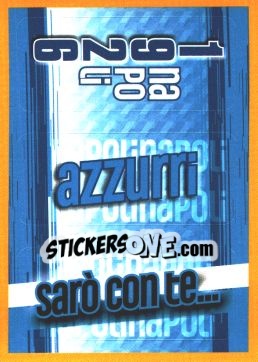 Sticker NAPOLI 1926 - AZZURRI - SARO' CON TE…