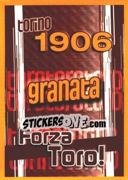 Sticker TORINO 1906 - GRANATA - FORZA TORO!